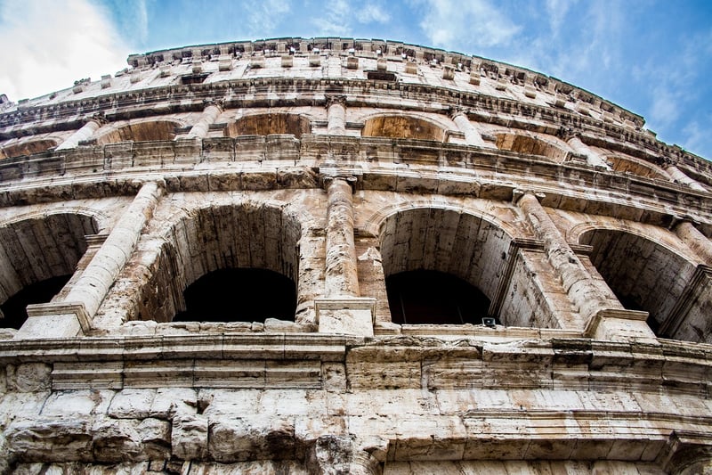 Ancient Colosseum in Rome